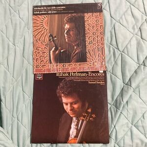 2 Itzhak Perlman LP vinyl records